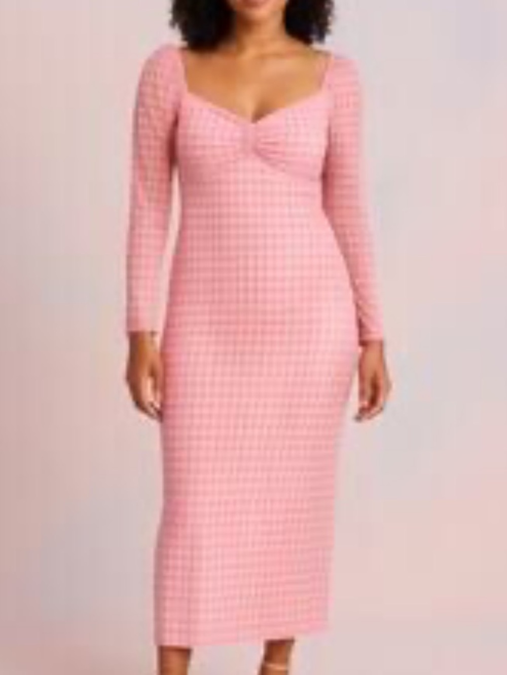 Target x House of Aama Pink Polka Dot Long Sleeve Dress size XS